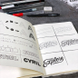 Preview: Caran d'Ache lettering Set Rylsee, style